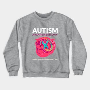 AUTISM AWARENESS DAY Crewneck Sweatshirt